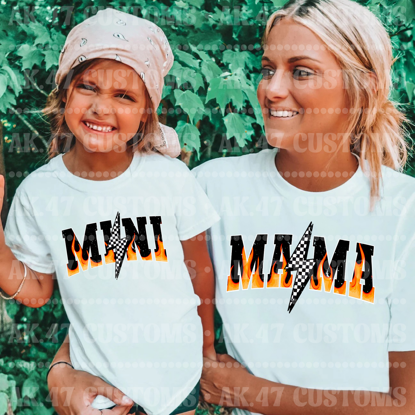 Checkered Flame Mama