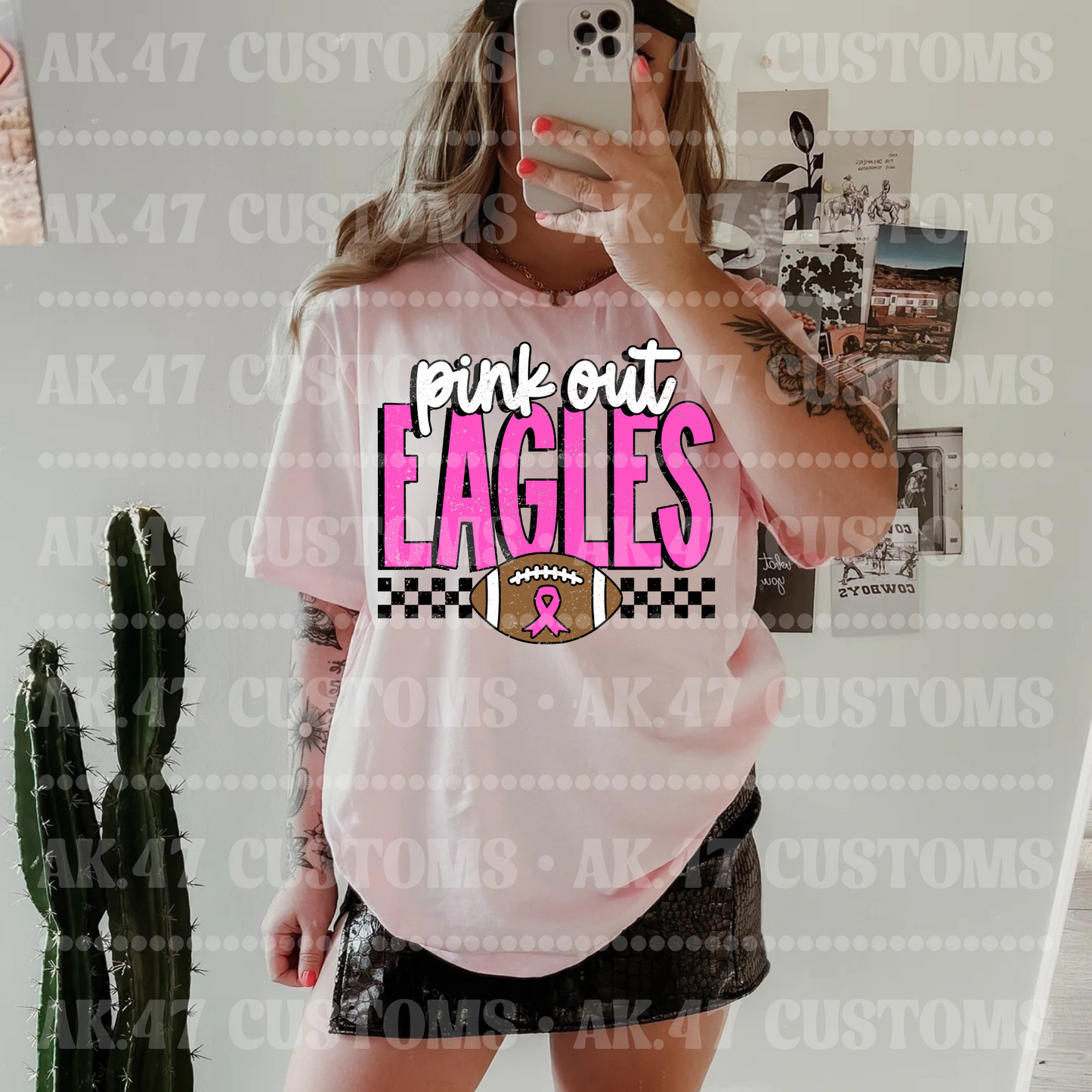 Pink Out Mascot
