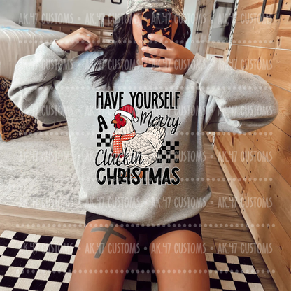 Merry Cluckin Christmas