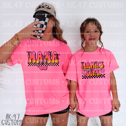 Mama’s Girl Pink Checkered