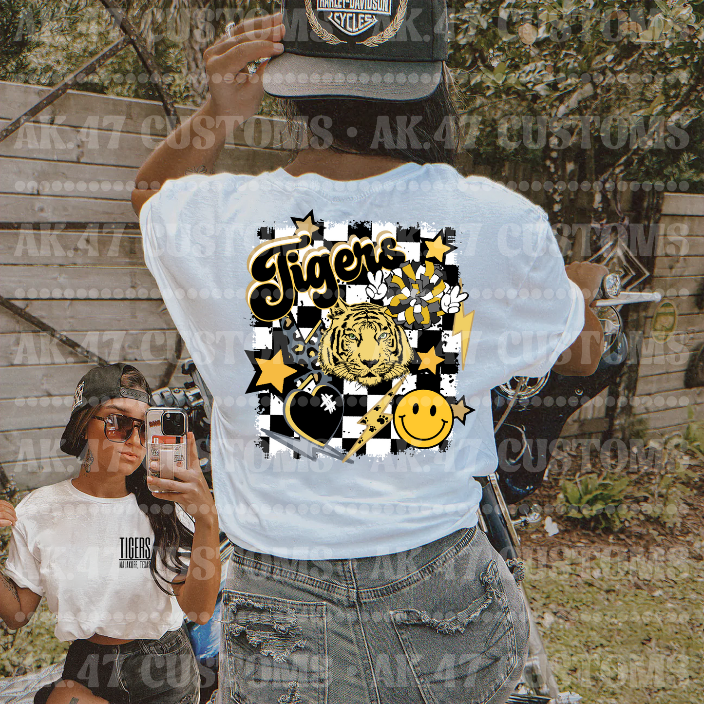 Malakoff Tigers Preppy Collage