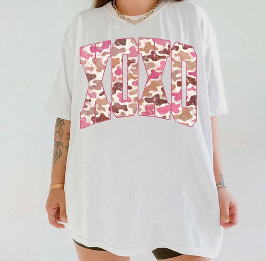 Pink Camo Xoxo
