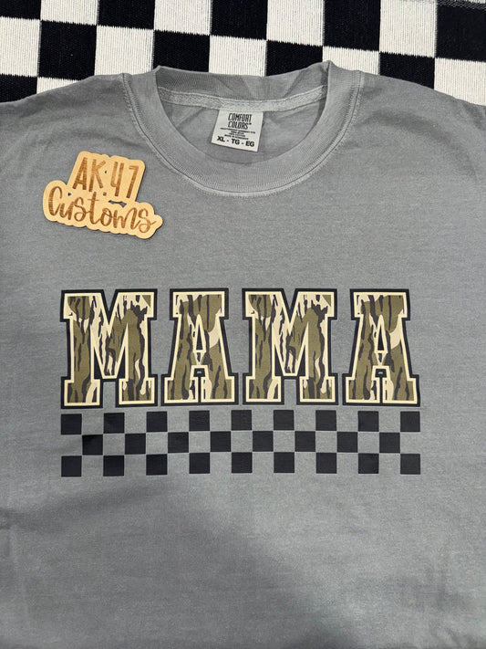 Camo Checkered Mama - XL