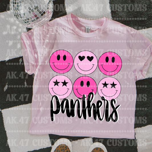 Pink Smiley Mascot