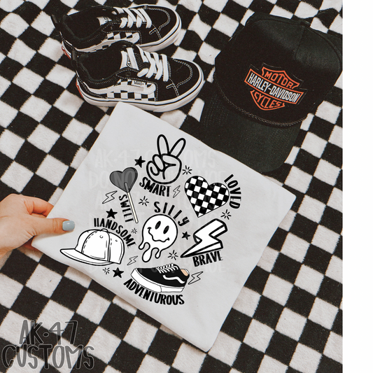 Boys Vans Collage