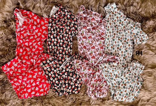 Christmas Jammies *Luxe Adult Button Up* - PREORER 8/25