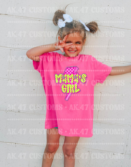 Pink Checkered Mama’s Girl