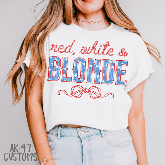 Red White & Blonde