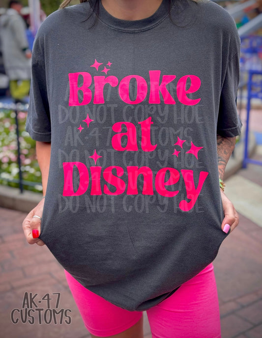 Broke at Disney