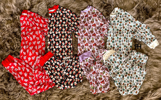 Christmas Jammies *Luxe Adult Jogger* - PREORER 8/25