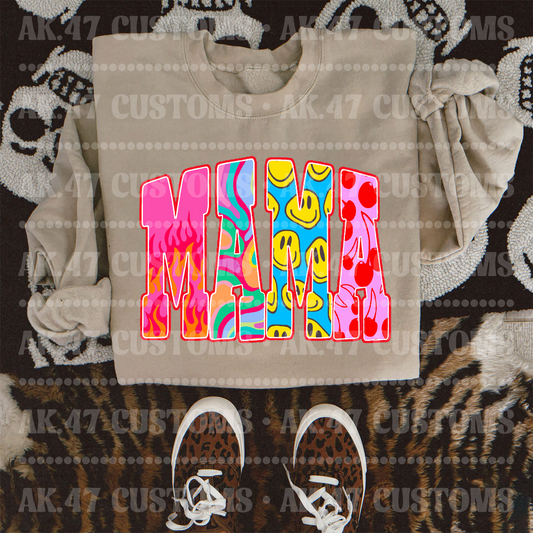 Neon Retro Mama
