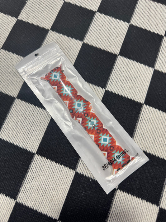 Brown Aztec Apple Watch Band - 38/40/41mm